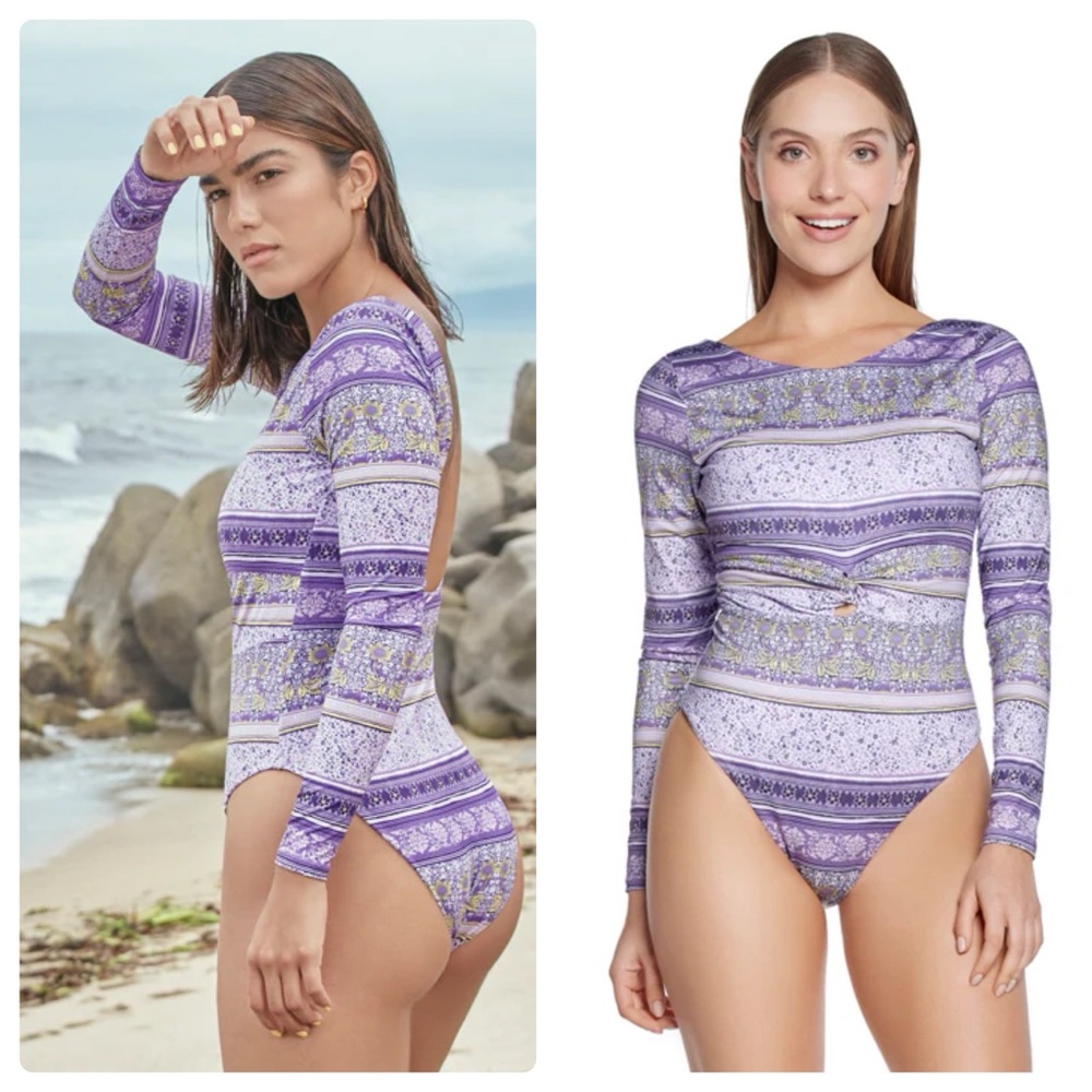 NWT PHAX HOPE LONG SLEEVE ONE PIECE SWIM PADDLE SWIM SUIT Small
